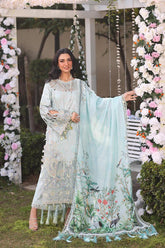 Musferah Saad - SELENE - ice blue - Lawn - 3 Piece